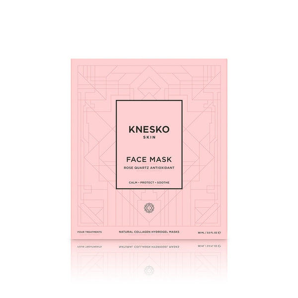 Rose Quartz Antioxidant Face Mask - 4 Pack | Knesko