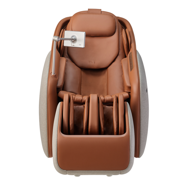 Ceragem Pause M10 - Brown | Ceragem massage chair with ergonomic design, adjustable armrests, and foot massager for enhanced wellness and recovery at home or spa settings.