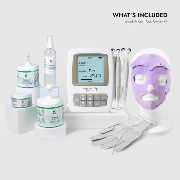 7e Microcurrent Mini Spa Starter Microcurrent Facial Kit | 7e Wellness