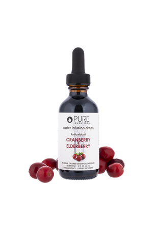 Super Fruit Extracts Water Infusion Drops - Cranberry + Elderberry | Pure Inventions
