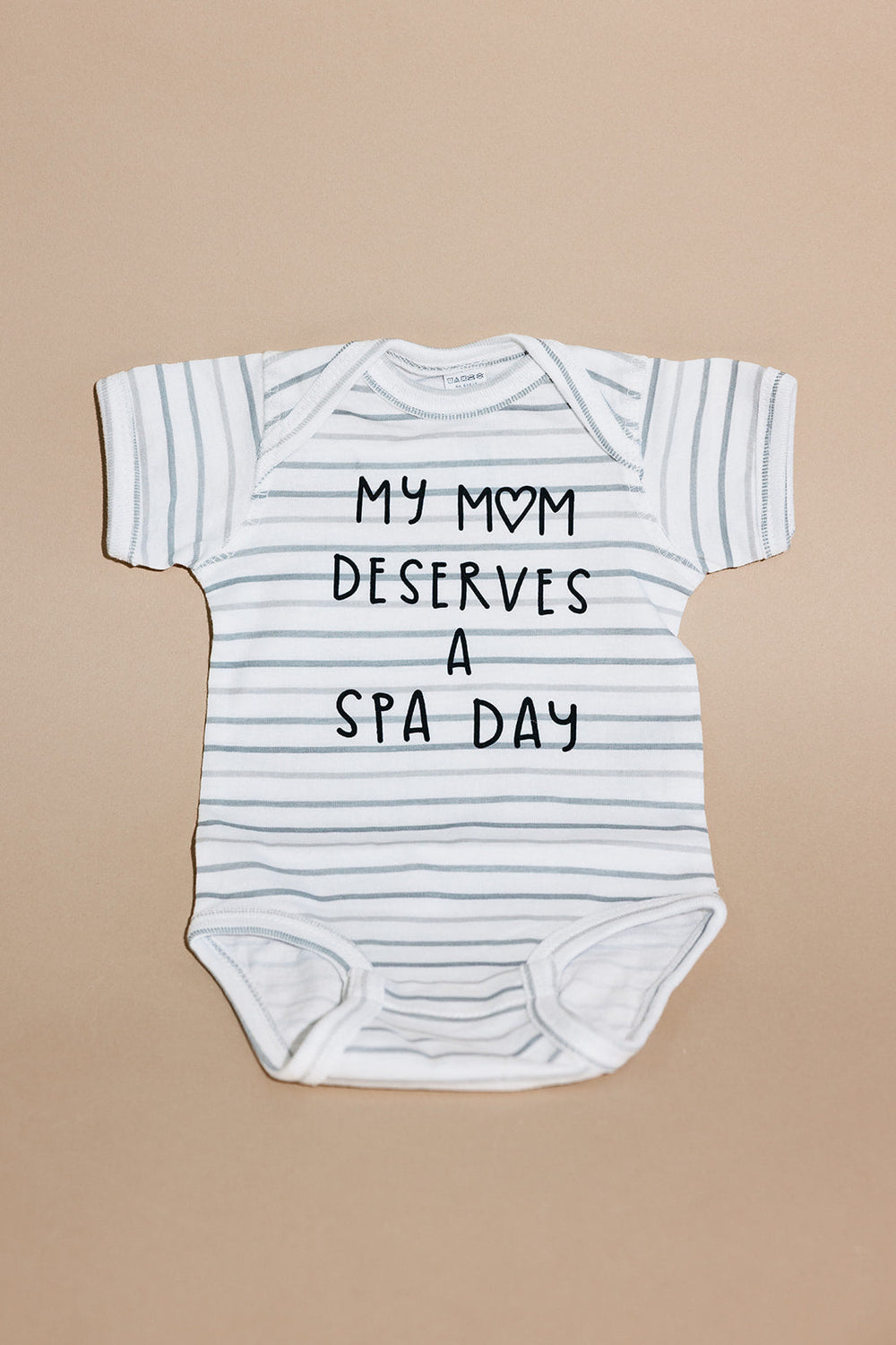 Mom Deserves A Spa Day Baby Onesie | Lucky Owl