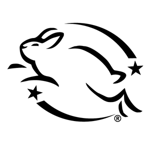 Leaping bunny logo symbolizing cruelty-free product certification for Peace Of Mind™ Be Present | ClarityRx wellness supplements.