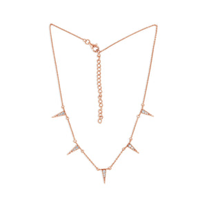 DISCONTINUED - Ragged Point Station Necklace | Little Sparkles