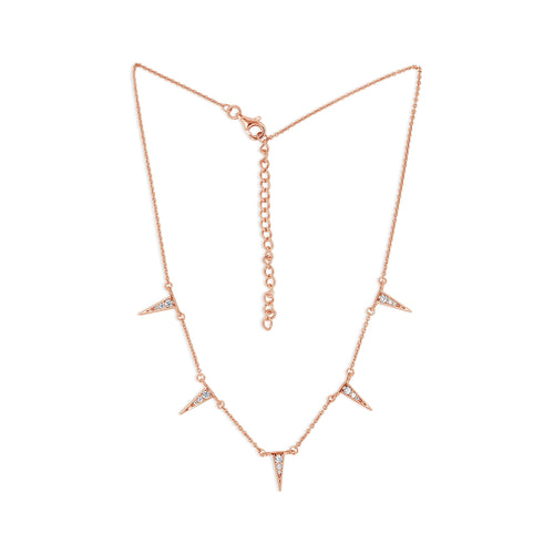 DISCONTINUED - Ragged Point Station Necklace | Little Sparkles