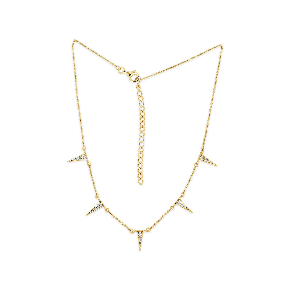 DISCONTINUED - Ragged Point Station Necklace | Little Sparkles