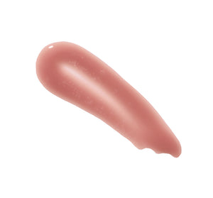 Smooth pink swatch of Plump Up Pretty Peptide Lip Treatment | Farmhouse Fresh showcasing its creamy, hydrating texture for skincare and lip wellness.