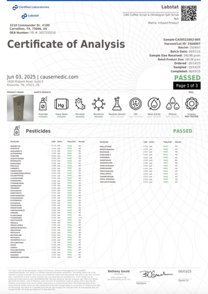 CBD Coffee Scrub | Cause + Medic