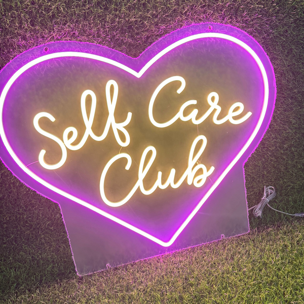 Self Care Club Neon Sign | Live Love Spa
