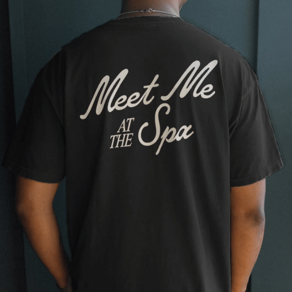 Meet Me At The Spa Retro Unisex T-Shirt | Lucky Owl