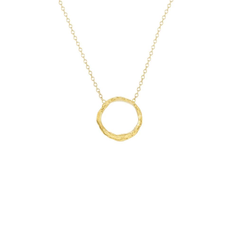 Small Opihi Circle Necklace | Catherine Weitzman Jewelry
