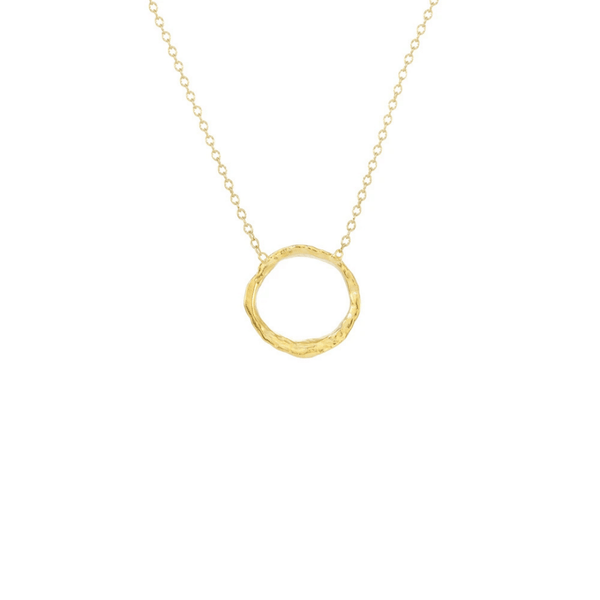 Small Opihi Circle Necklace | Catherine Weitzman Jewelry