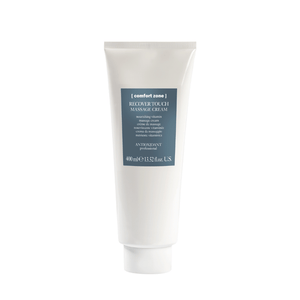 Tube of Recover Touch Massage Cream Professional | [ comfort zone ] with nourishing vitamin formula for antioxidant skincare and body care, ideal for wellness and recovery.