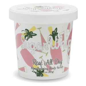 Rose All Day Sugar Whip Body Scrub 10 oz | Primal Elements