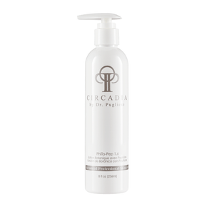 White pump bottle of PhiTo-Pep (Professional) | Circadia skincare lotion by Dr. Pugliese, designed for advanced professional use in wellness and body care.