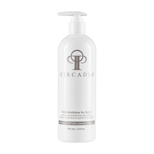 Bottle of Tidal Moisture for Body (Professional) | Circadia body lotion with a pump dispenser, designed for professional skincare and hydration.