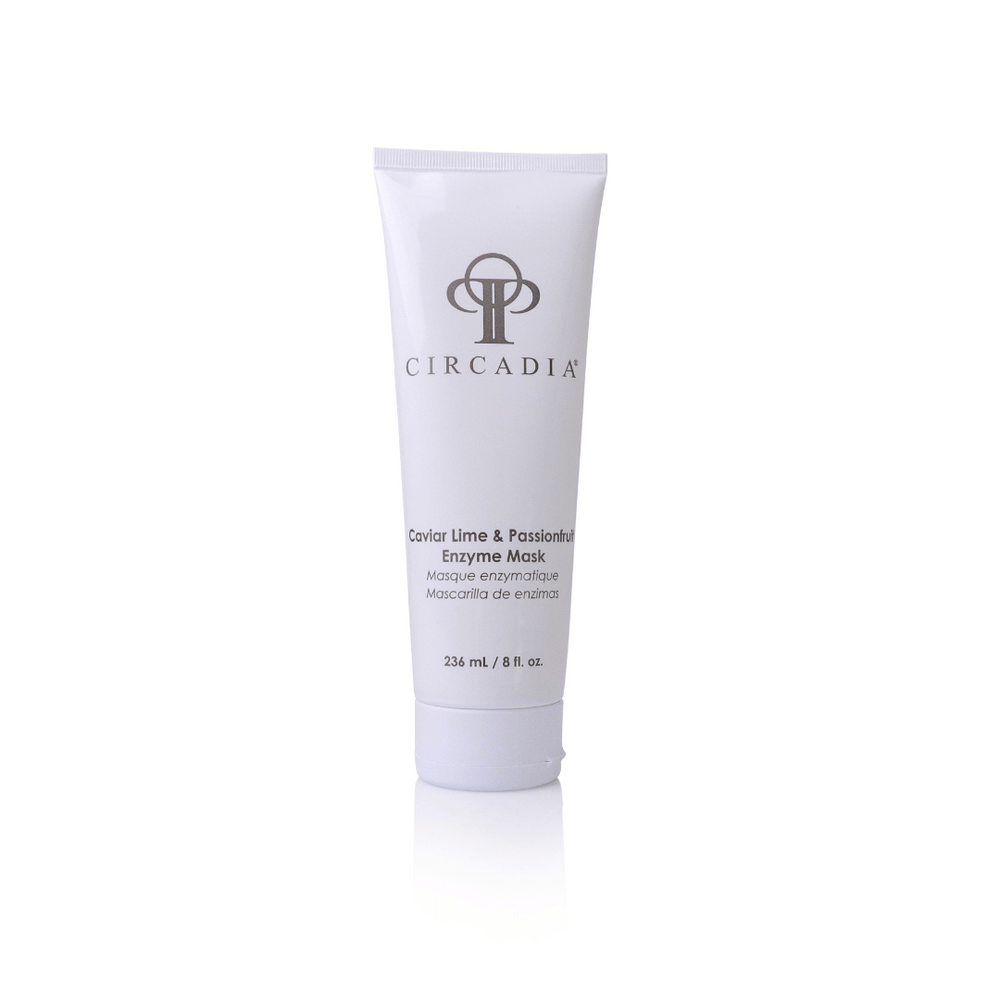 Tube of Caviar Lime & Passionfruit Enzyme Mask (Professional) | Circadia skincare product in clean white packaging for facial wellness.