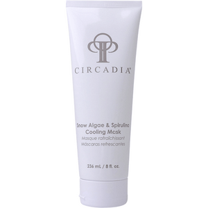Tube of Snow Algae & Spirulina Cooling Mask (Professional) | Circadia skincare product in white packaging designed for professional use and skin cooling benefits.