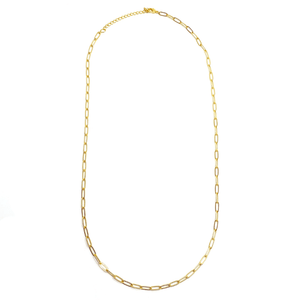 Swing Paperclip Necklace - gold tone | Purpose Jewelry
